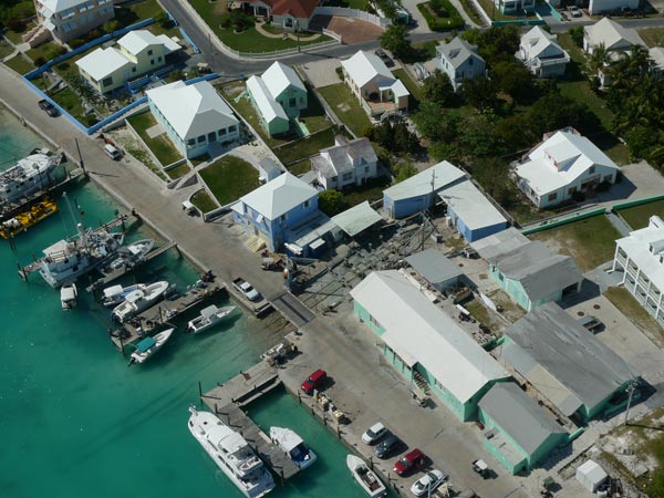 Aerial of R & B Boatyard